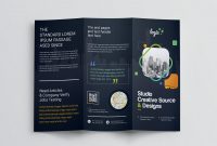 Adobe Tri Fold Brochure Template New Logic Professional Corporate Tri Fold Brochure Template Graphic