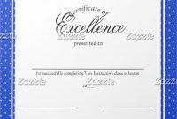 Free Certificate Of Excellence Template 6