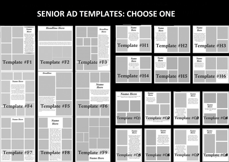 Advertising Rate Card Template Unique How to Buy A Senior Yearbook Ad Templates Free Carlynstudio Us