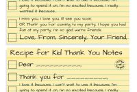 Free Printable Thank You Card Template Unique How to Write the Most thoughtful Kid Thank You Notes