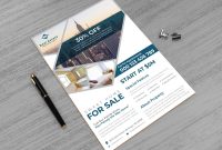 Real Estate Agent Business Card Template Awesome Real Estate Print Ready Flyer Design Template In 2020