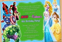 Superhero Birthday Card Template New 35 Superhero Party Invitation Template Free In 2020