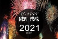 Happy New Year Card 2021 New Latest Outstanding 2021 New Year Flyer Template