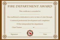 10+ Fire Safety Certificates Ideas | Fire Safety Certificate in Fresh Firefighter Certificate Template