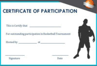 Basketball Participation Certificate: 10+ Free Downloadable with regard to Fresh 10 Certificate Of Championship Template Designs Free