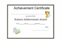 Certificate-Of-Achievement-Template-Prize-Download-Editable pertaining to Unique Science Achievement Certificate Template Ideas