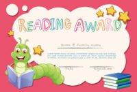 Certificate Template For Reading Award – Download Free intended for Reader Award Certificate Templates