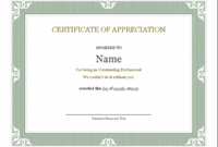 Certificates – Office regarding Outstanding Performance Certificate Template