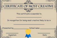 Creative Most Likely To Award | Award Certificates, Most throughout Most Likely To Certificate Template Free