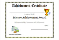 Free 52+ Printable Award Certificate Templates In Ai with Unique Science Achievement Certificate Template Ideas