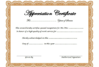 Free Retirement Certificate Of Appreciation Template 2 In for Free Retirement Certificate Templates For Word
