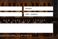 Gift Certificates | New York City Center with regard to Restaurant Gift Certificates New York City Free