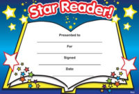 Print Accelerated Reading Certificate | Star Reader regarding Unique Reader Award Certificate Templates