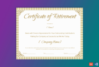 Printable Retirement Certificate For Teacher – Gct intended for Unique Free Retirement Certificate Templates For Word