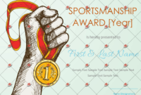 Printable Sportsmanship Award Certificate – Pdf,Doc Format with regard to Sportsmanship Certificate Template