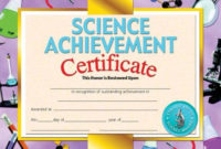 Printer-Compatible Certificates & Awards, Science for Unique Science Achievement Certificate Template Ideas