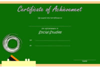 Social Studies Certificate Template 9 Free | Social Studies within Social Studies Certificate Templates