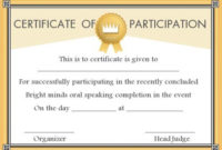 Speech Contest Winner Certificate Template: 10 Free Pdf for 10 Science Fair Winner Certificate Template Ideas