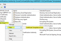 Active Directory Certificate Templates 1