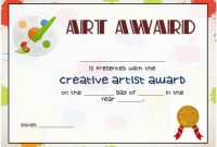 Art Certificate Template Free 8