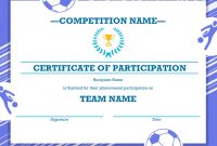 Athletic Certificate Template 5