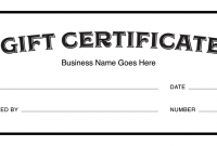Automotive Gift Certificate Template 7