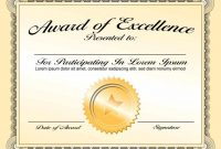 Award Certificate Template For Powerpoint