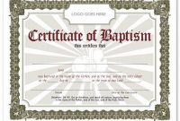 Baptism Certificate Template Download 12