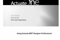 Birt Report Templates Unique Using Actuate Birt Designer Professional Manualzz Com