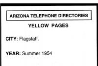 Chiropractic X Ray Report Template Awesome 1954 Flagstaff Telephone Directory Yellow Pages Flagstaff