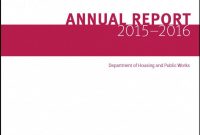 Cover Page for Annual Report Template Unique Annual Reports Department Of Housing and Public Works