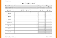 Daily Report Sheet Template Awesome Employee Daily Work Schedule Template Excel Smorad