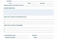 Fake Police Report Template Awesome 009 Police Report Template Ideas Incredible Fake Free Nouberoakland