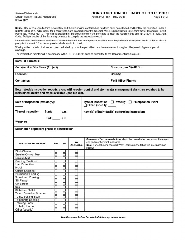 Home Inspection Report Template Pdf Awesome Project Inspectionist Report format Construction forms form Safety