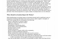 Incident Hazard Report form Template Unique Sample Incident Report Letter Letter Bestkitchenview Co