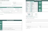 Incident Report Template Itil Professional Technical Incident Report Template