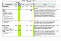 It Progress Report Template Awesome Project Management Status Report Example New Gap Analysis Template