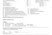 Medication Incident Report form Template New Apd Med Management