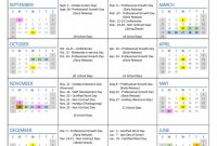 Middle School Report Card Template Professional School Year Calendars Wlwv School Calendars