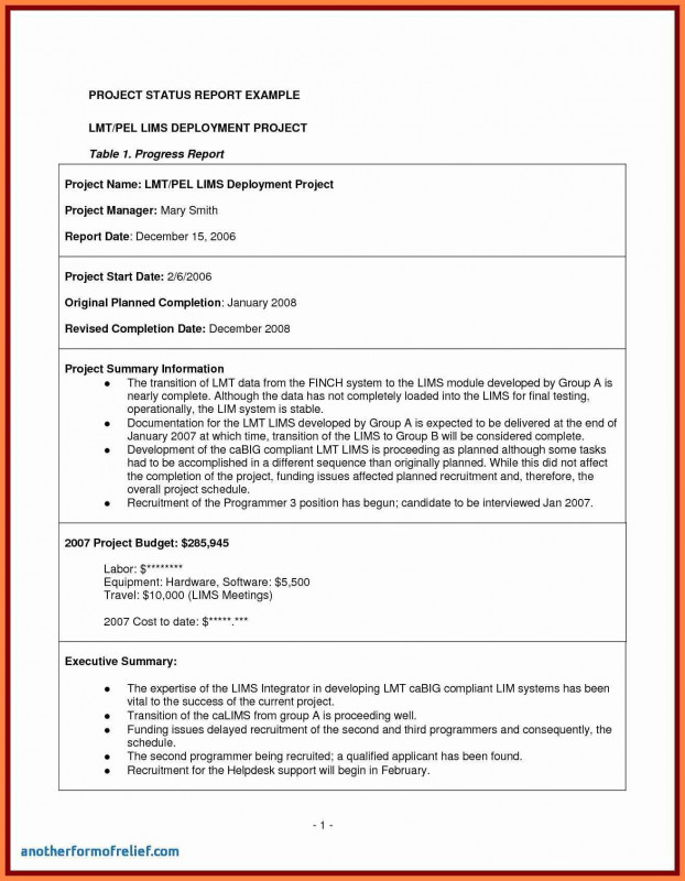 Progress Report Template Doc Awesome Project T Progress Report Sample Status Templatepowerpoint Template