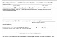 Serious Incident Report Template New 004 Employee Incident Report Template Remarkable Ideas Samples Pdf