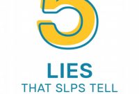 Speech and Language Report Template Awesome 5 Lies that Slps Tell themselves Slp Resources Speech therapy