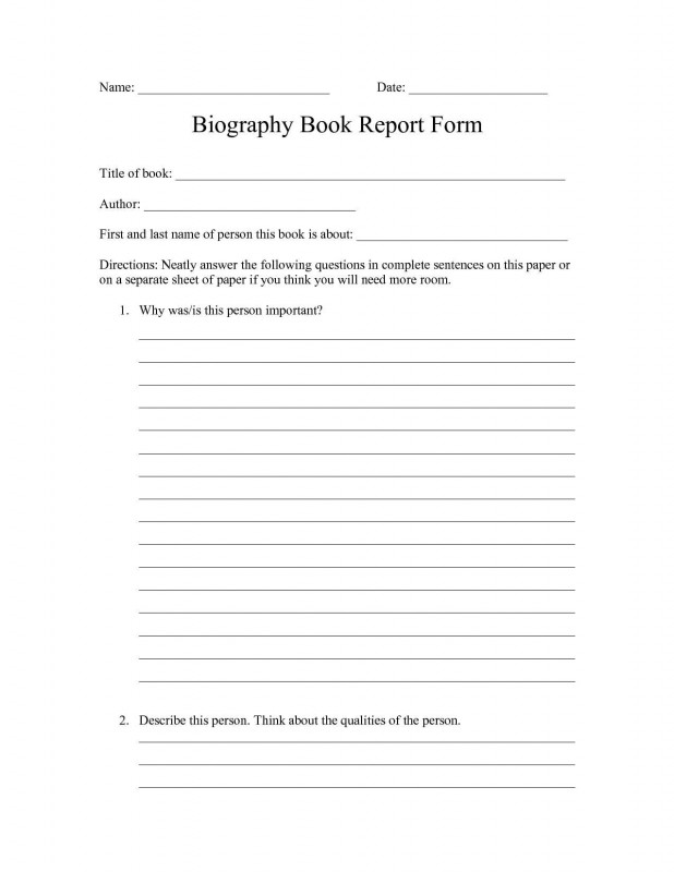 Story Report Template Unique Fifth Grade Biography Book Report Luxury 28 Of Biography Book Report