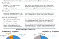 Summary Annual Report Template Unique Publications Metro Blooms