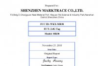 Test Result Report Template New Mr38 2 4g Tag Test Report Shenzhen Marktrace Co Ltd