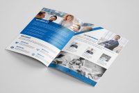 Adobe Illustrator Tri Fold Brochure Template New Corporate Bi Fold Brochure Template by Design Strom thehungryjpeg Com