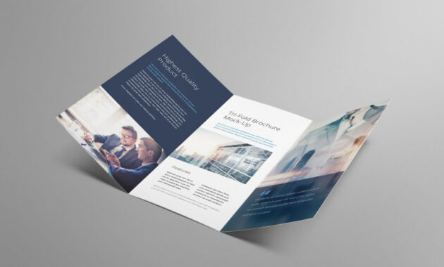 Brochure 3 Fold Template Psd Awesome Tri Fold Brochure Mockup by Genetic96 On Envato Elements