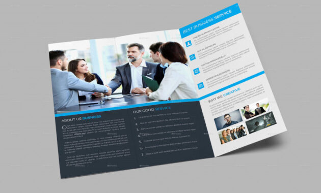 Double Sided Tri Fold Brochure Template New Pages Brochure Template Basic Business Tri Fold Brochure Templates