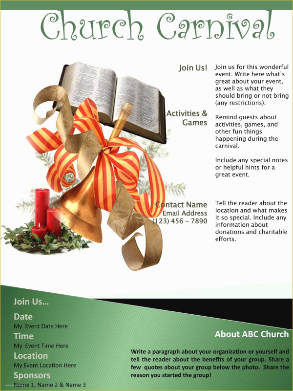 Free Church Brochure Templates for Microsoft Word New 54 Free Church Flyer Templates Microsoft Word Heritagechristiancollege