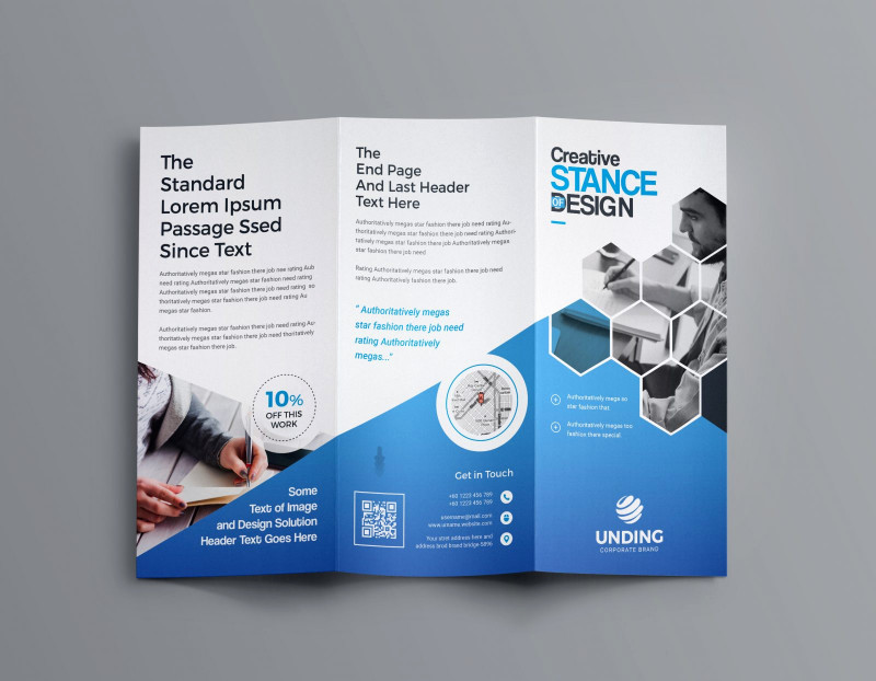 One Sided Brochure Template Awesome Tri Fold Business Card Template Fresh Manufacturing Engineering Tri